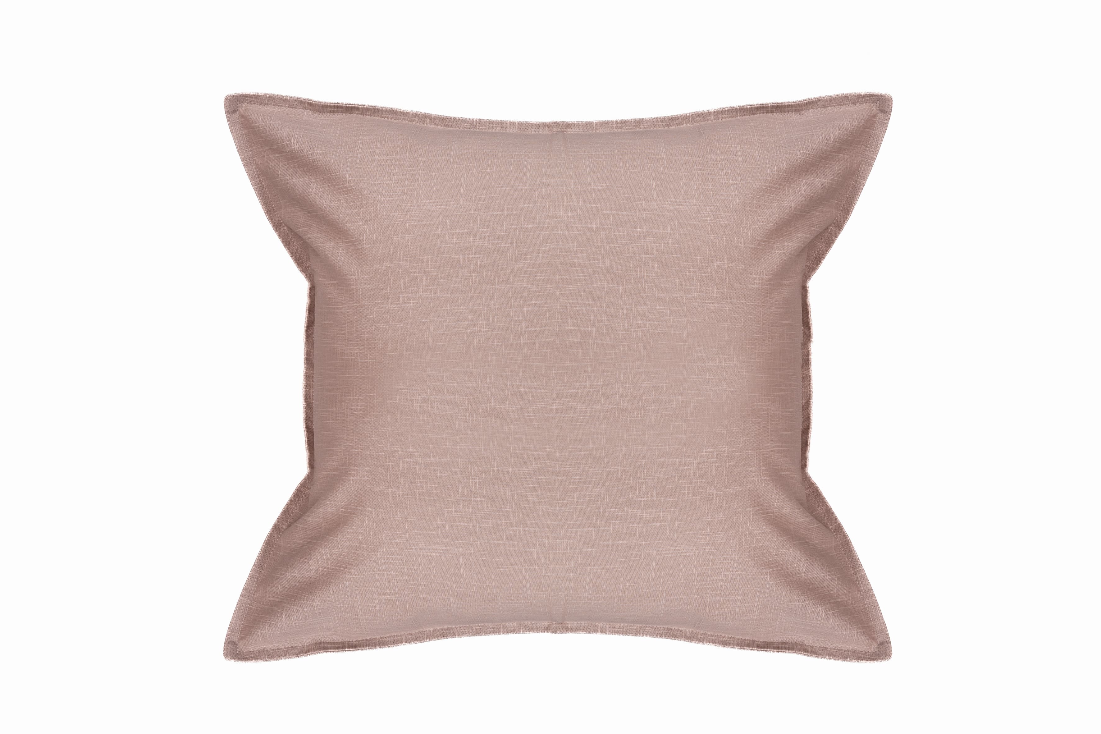  COTTON CUSHION 45Χ45 SOLID DARK BEIGE