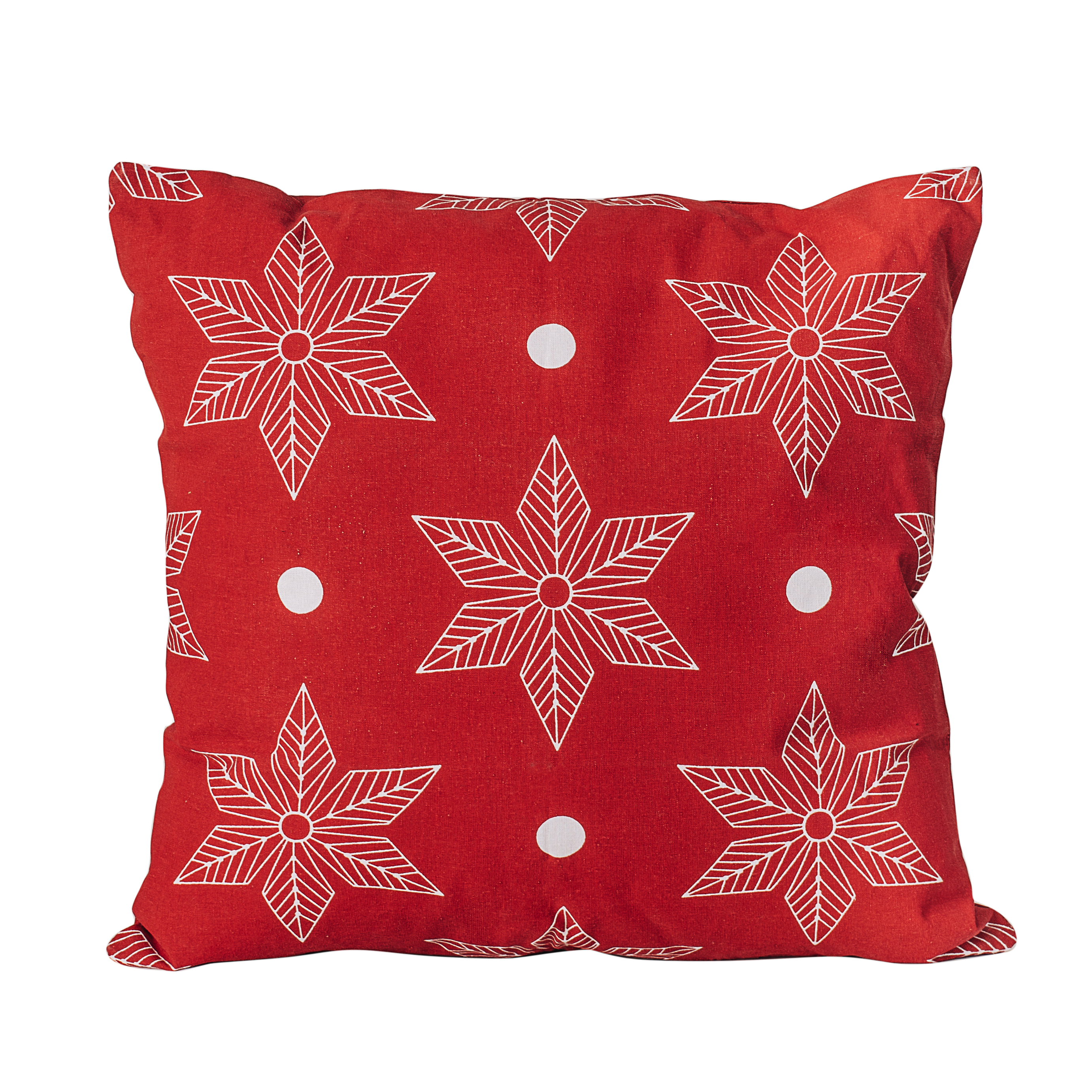  COTTON CUSHION XMAS RED 45Χ45