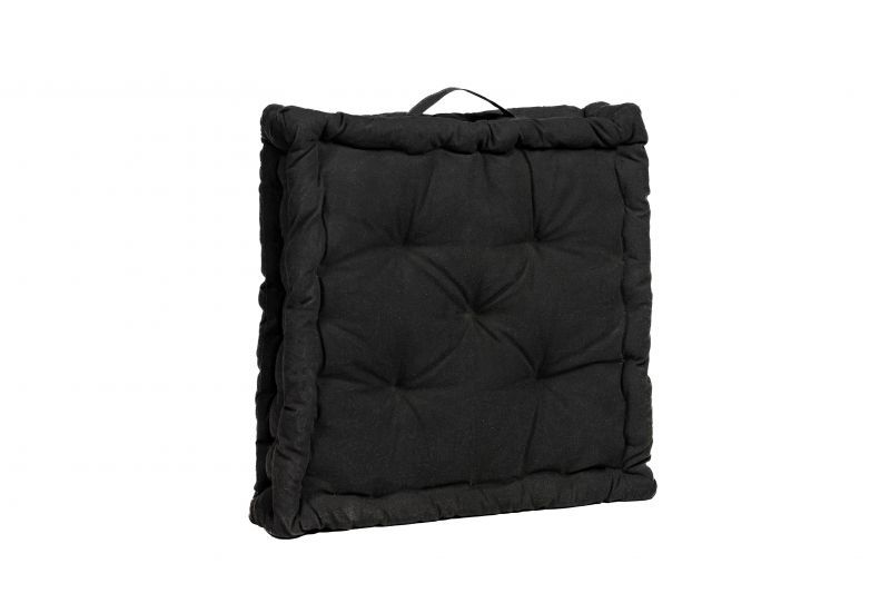 Φωτογραφία από FLOOR CUSHION SOLID BLACK 45X45