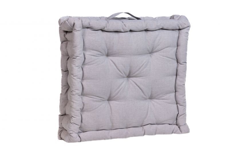 Φωτογραφία από FLOOR CUSHION SOLID GREY 60X60