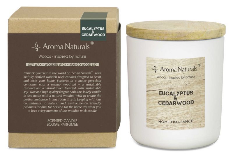 Φωτογραφία από  SCENTED CANDLE WOODS EUCALYPTUS & CEDARWOOD 300GR 109X79