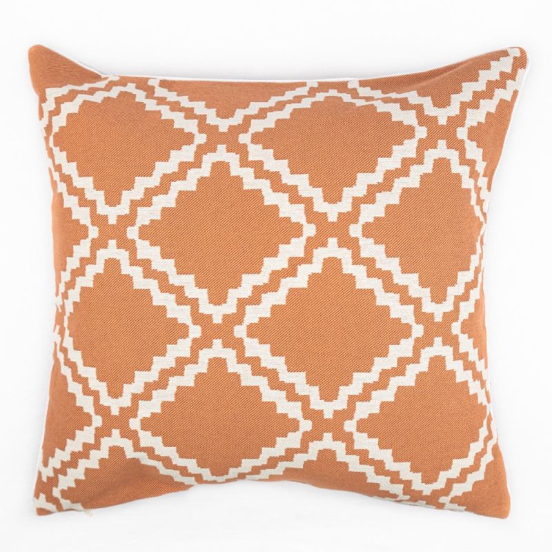 Φωτογραφία από TWO-SIDED FLOOR CUSHION ALDO TERRACOTTA  60X60