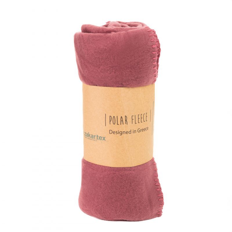 Φωτογραφία από POLAR FLEECE BLANKET RUBY RED 120X180