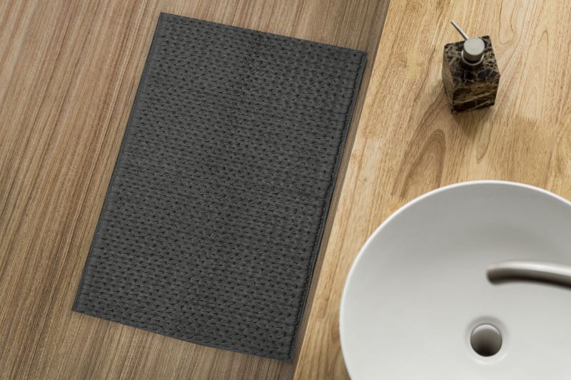 Φωτογραφία από ΠΑΤΑΚΙ ΜΠΑΝΙΟΥ HERRINGBONE ANTHRACITE 50X80