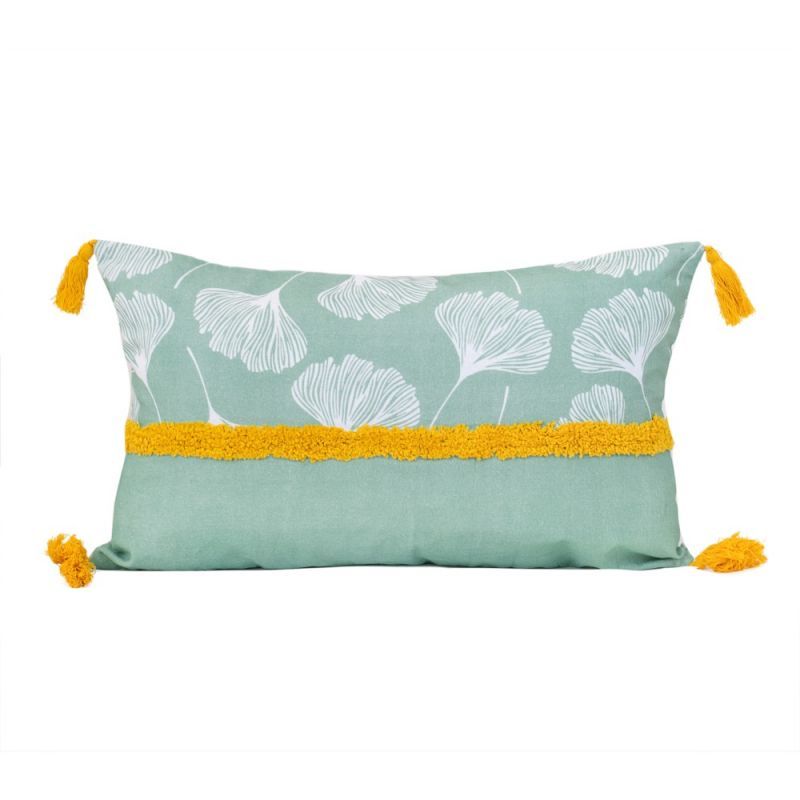 Φωτογραφία από COTTON CUSHION LEAVES 30X50